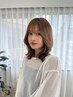 【初めてのカラー方はこちら！】ブリーチを使ってないWカラー＋cut髪質改善TR