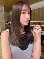 グランド(GRAND)&nbsp;セミロング30代40代ストレートレイヤー前髪なし前髪あり表参道