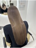 アンバーベージュ 大人女性 艶髪