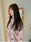 20代30代40代髪質改善カラーアッシュベージュ艶感ストレート