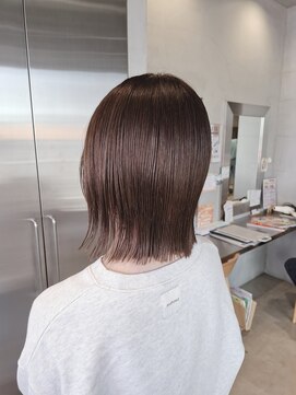 オーガニック リブ 川越(organic+live) 20代30代大人可愛いエアリーボブラベンダーベージュ透明感