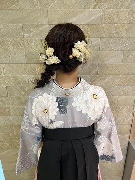 カイノ ノバティながの店(KAINO) 卒業袴に似合うヘアセット