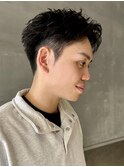 スパイキーショートメンズツイストピンパーマ