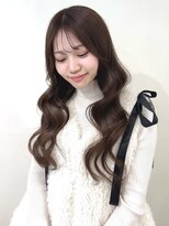 【Conomi】ブラウンカラー フォワード巻き 顔周りレイヤー 銀座