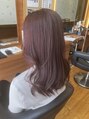 イデア みらい平店(idea)&nbsp;ルフレカラーを使用し艶のあるモーブピンクカラー