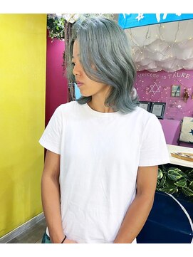 トーク 武庫之荘(TAL'KE) TAL’KE/武庫之荘/ケアブリーチ/カーキ/ハイトーン/韓国ヘア_499