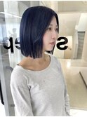 ブルーブラック ボブ