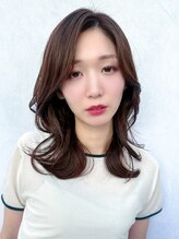 ミヨン 熊本店(miyon)&nbsp;【miyon】韓国レイヤーカット×暗髪カラー×髪質改善