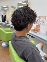 アカネ(Akane)&nbsp;メンズパーマ　波巻きパーマ　20代 30代
