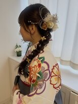 ガーデンタチカワネクスト(garden tachikawa next) サイド編みおろしアレンジ