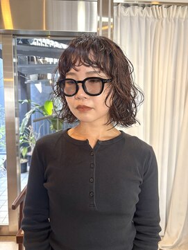 パープル(PURPLE) パーマ/ボブパーマ/ショートパーマ