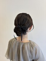 レンジヘアー(lange hair)&nbsp;シニヨンスタイル
