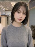 ピンクベージュ×前髪×髪質改善[髪質改善/縮毛矯正/韓国]T