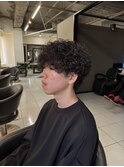 プードルパーマ　スパイラルパーマ　海老名パーマ　波巻きパーマ
