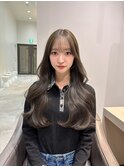 【MOE】韓国レイヤーカット×透明感艶カラー