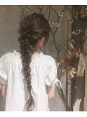 アレンジアンニュイ編み込み