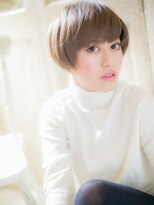 ブルー(BLUE)&nbsp;*CUORE水戸*…ツヤ色マッシュクラシカル小顔ショートb