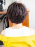 ハネ感小顔ショートボブ