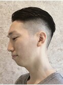 【戸田公園5分/メンズバーバー】サイド流しフェードカット