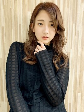 ブゾン(buZon) 【buZonブゾン】ルーズウェーブヘア×ベージュ系カラー