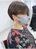 【Owll】大人可愛い20代30代40代ベリーショートベージュカラー