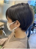 《ショートレイヤー》耳掛けできる2Way♪襟足クビレで女性らしく