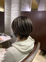 美容室 イルフェドゥ(Il fait doux)&nbsp;筋感ハイライトショートボブ
