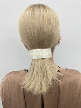 コト 福井大和田店(coto) 福井 大和田 ハイトーン ブロンド ケアブリーチ 外国人風