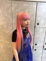 ガルボヘアー 名古屋栄店(garbo hair)&nbsp;#名古屋#栄#プルエクステ#ピンク#ハイトーン#ロング#10代#20代