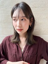 ビュートリアム265(BEAUTRIUM 265)&nbsp;ミディアム/くびれレイヤー/レイヤーカット/顔周りカット/銀座