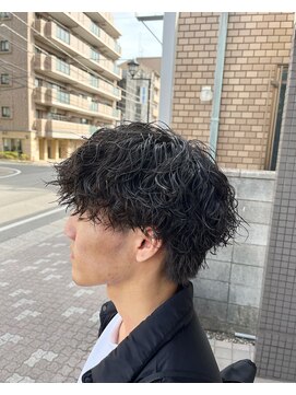 ドットエフ(.f) メンズパーマ/波巻き/ツイスパ