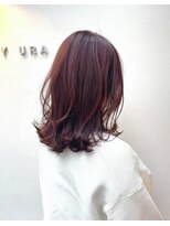 ヘッツ 仙台駅前店(HETTU)&nbsp;黒髪/グレーベージュ/レイヤーロング/前髪パーマ/仙台