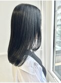 ネイビーブラック　就活　大人ツヤカラー