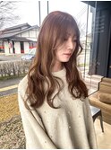 【ケアブリーチ】愛されヘアのミルクティーベージュ