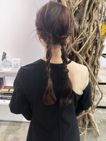 ソーソー(SoSo)&nbsp;《SoSo》ツインスタイルの結婚式お呼ばれアレンジ