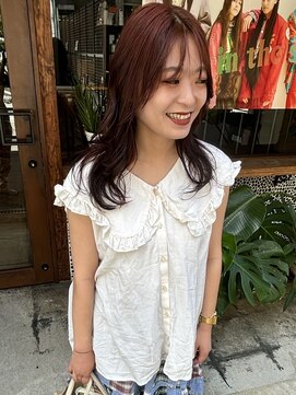 ヒカリス 中崎店(HIKARIS) ブリーチなし◯レッドブラウン