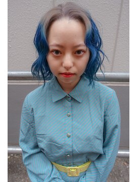 ムク(MUKU) ボブ×ルーツカラー