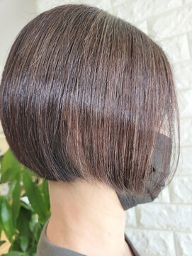 松本平太郎美容室 吉祥寺パートファイブ(PART5) ツーブロックディスコネボブ×ハイライト/30代40代50代60代