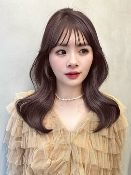 グロー 大宮(GLROW) 前髪顔まわりくびれレイヤーメルティカラー似合わせカットharuhi