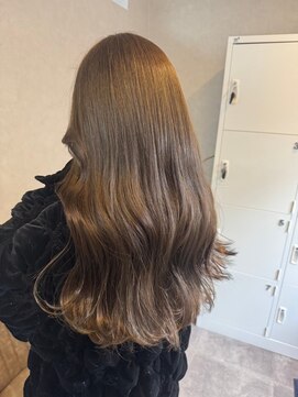 エル 新小岩(elu) 美髪/ワイドバング/レイヤーカット/くすみベージュ/新小岩駅