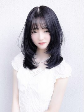 マッシュアンドマッシュアヴェダ ららぽーと福岡店(mash&mash AVEDA) 韓国ウルフカット/ハッシュカット/ラベンダーカラー/大人可愛い