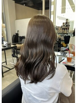 シエンゴールド(CIEN gold) グレージュカラー/ブリーチなし/透明感カラー#浜松駅#カラー