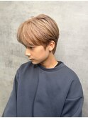 MEN'S HAIR/ブルーブラック/スペインカール/韓国マッシュ