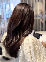 ザザアオヤマ(ZA/ZA AOYAMA) 表参道レイヤーカット/ピンクブラウン/似合わせカット