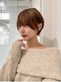 ミニウルフレイヤーカット顔周りカット前髪カットショート/大宮