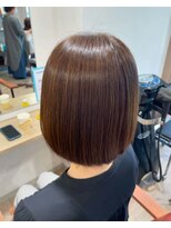 エイゼット バンビーニ 川越(AZ bambini) 【渡辺 渚】髪質改善メテオカラー×ボブ【川越】