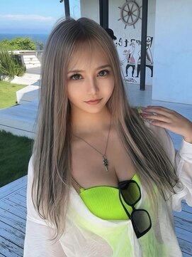 ラピス 福岡天神店(Lapis) eggモデルネオンちゃんシルバーアッシュ