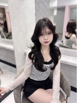 ジーナ 名駅(XENA.) 《chii》ワンホンヘア/韓国ヘア/グレージュ/レイヤーカット