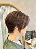 ★頭の丸みを作るくびれ大人美人ショート！髪質改善横浜