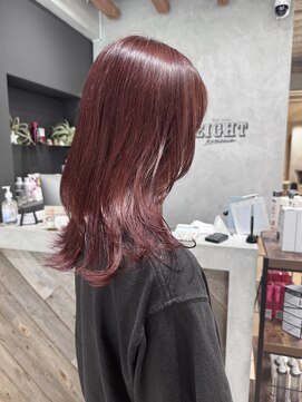 エイト 金沢店(EIGHT kanazawa) ブリーチなしチェリーレッド